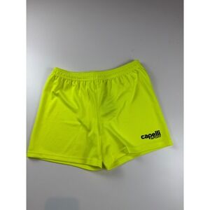 Capelli Sport Womens Small Neon Yellow‎ CS-Dry Athletic Soccer Shorts NWT